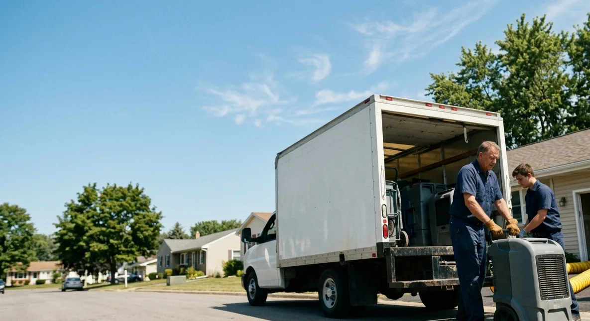 Water Damage Cleanup in Burlington, IN near me